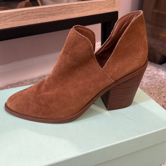 Steve Madden Ayla Brown Suede Bootie Boot Shoe - Picture 9 of 11